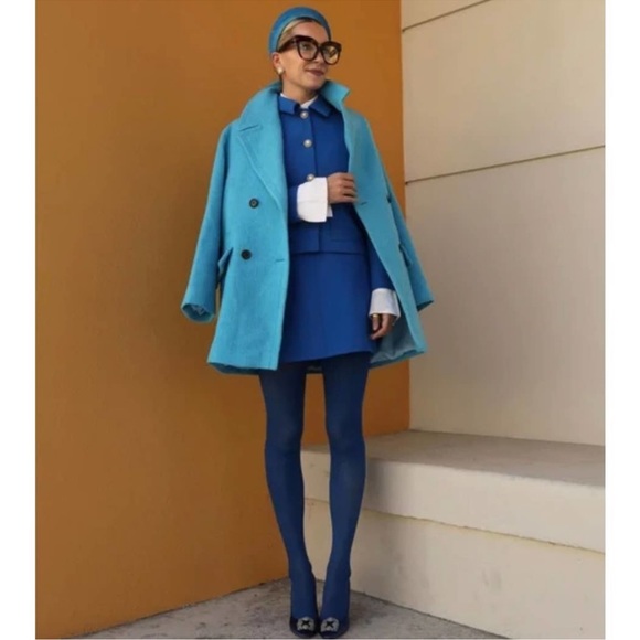 Zara OVERSIZED DOUBLE-BREASTED COAT - Picture 1 of 11